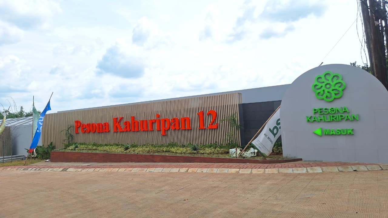 Deretan rumah Pesona Kahuripan 12 di Jatisari, Cileungsi